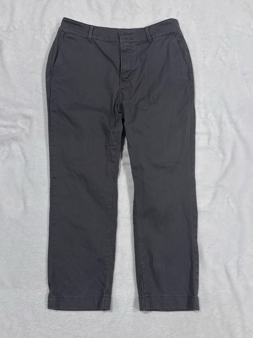 LOFT Women's Straight Leg Pants in Charcoal